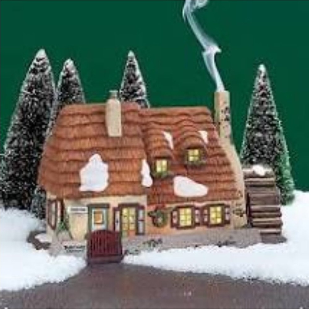 Dept. 56 The Christmas Carol Cottage #58339 w smoking chimney NEW